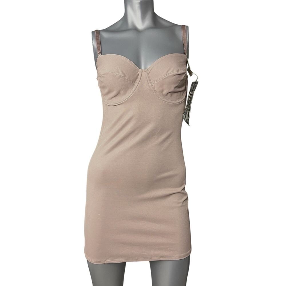 Body Slimmers by Nancy Ganz Women's Beige Shapewear 38C festival Bodycon NWT
